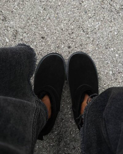 Genuine suede boots