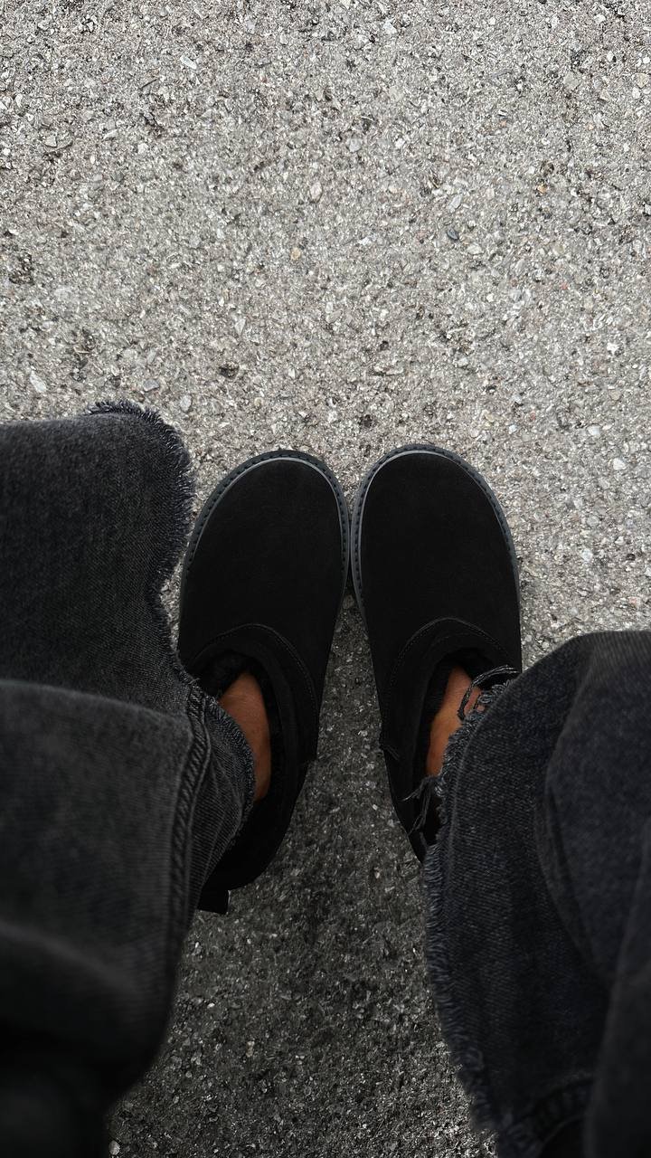 Genuine suede boots