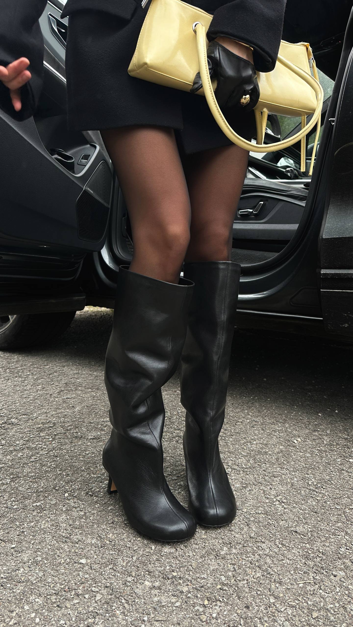 Boots with a trendy wide toe