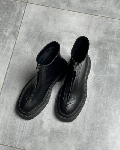 Boots with a buckle detail on the front