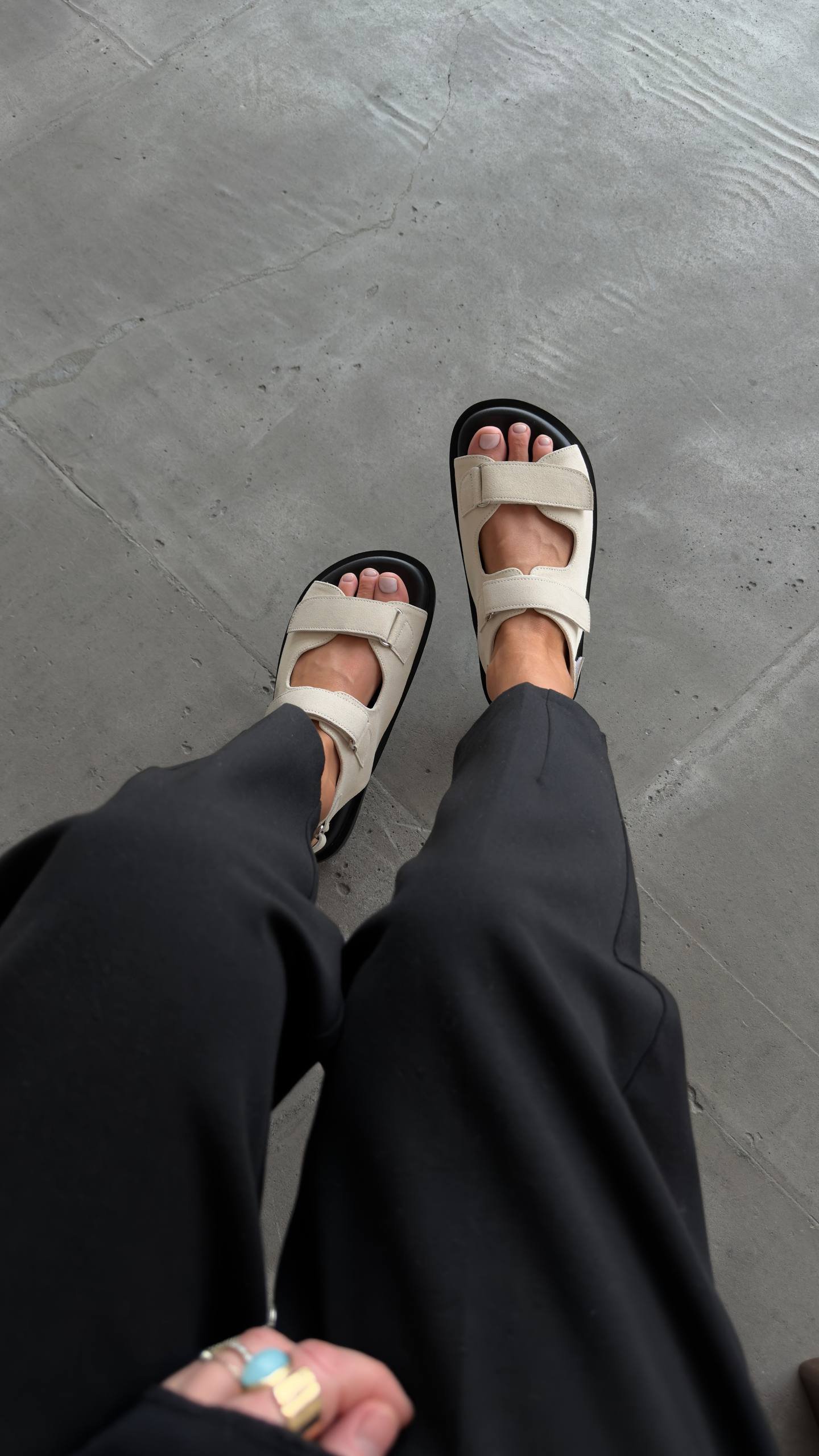 Sandals with orthopedic soles