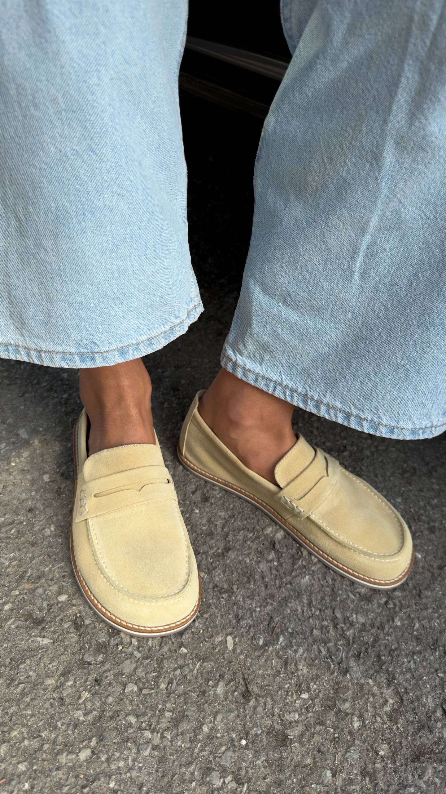 Barefoot лофери у лимонному відтінку