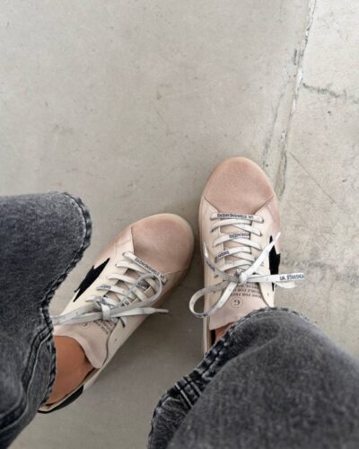 Golden Goose-style sneakers