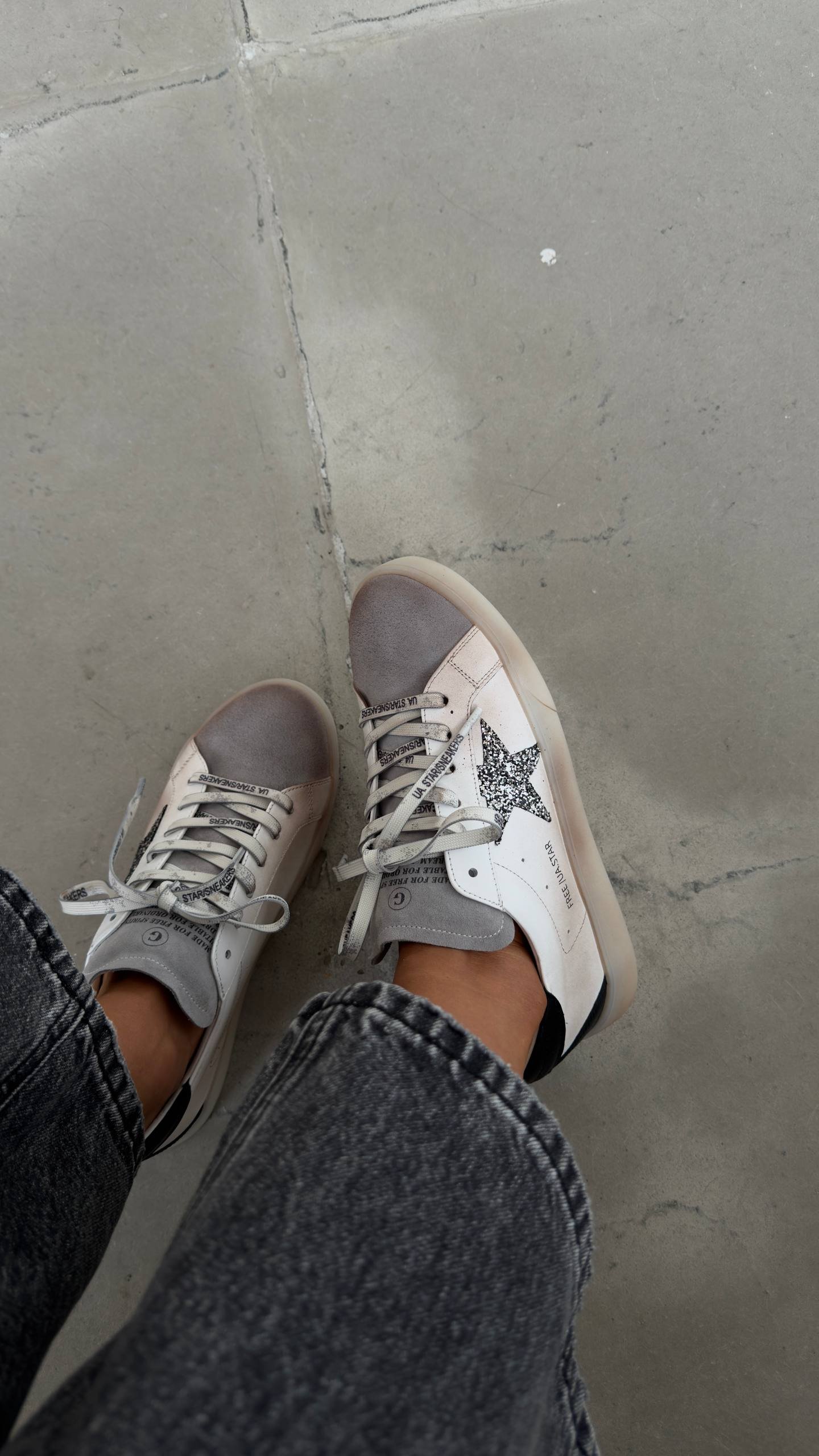 Golden Goose-style sneakers
