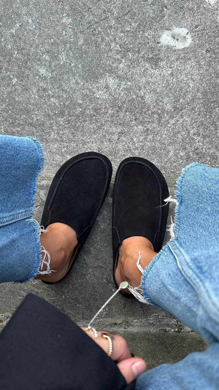 Clogs with cork soles