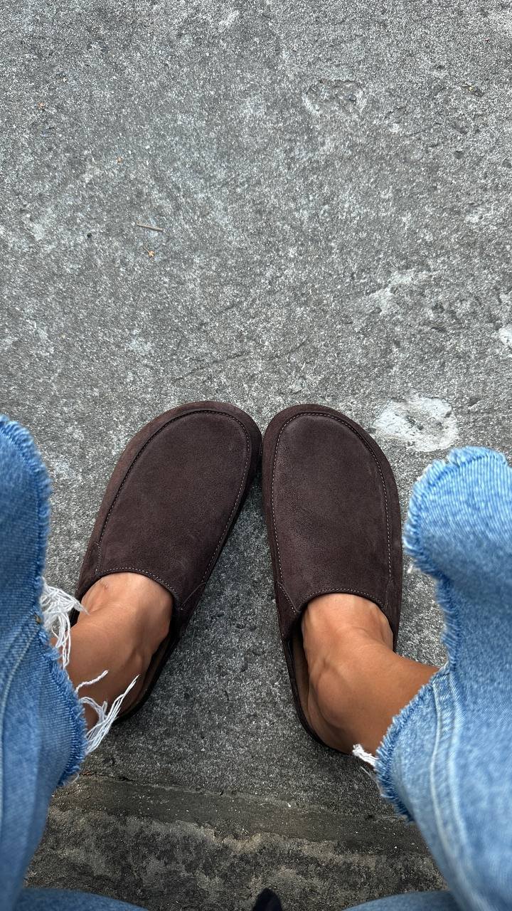 Clogs with cork soles