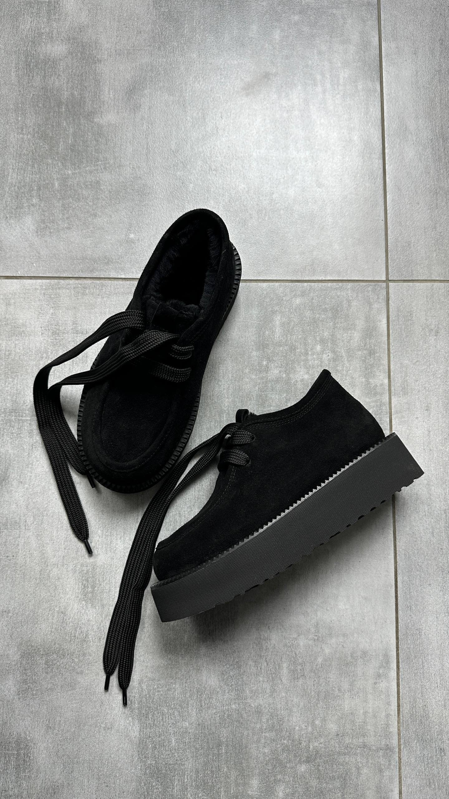 Fur-lined boots