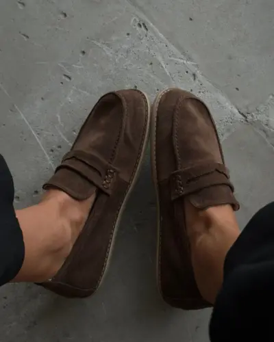 Barefoot лофери у шоколадному відтінку